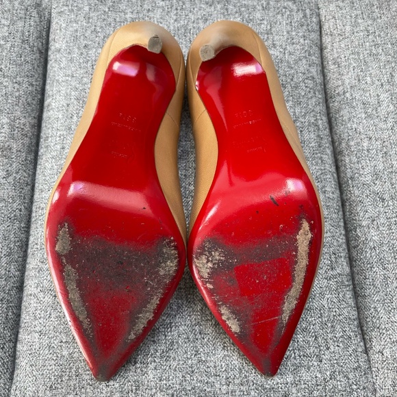 Christian Louboutin So Kate, Nude No2 Leather, EU38.5 (fits a US7.5 or US8) - Picture 4 of 7